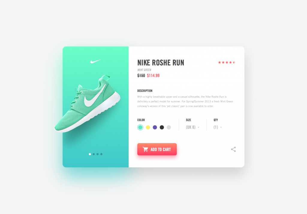 Nike Product Page